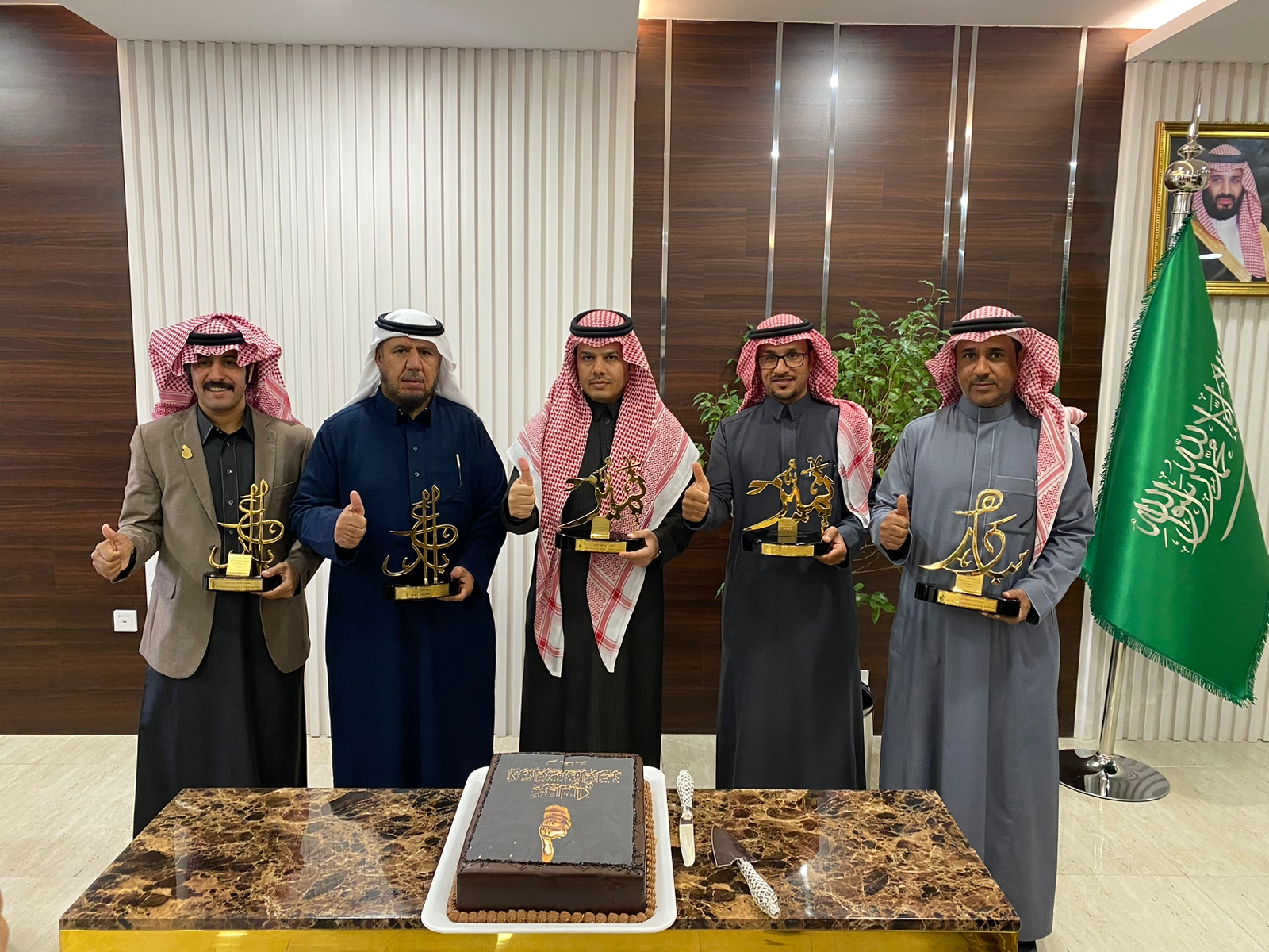 " الحسني " مدير عام فرع وزارة البيئة والمياه يبارك للقطاع الزراعي الحاصل على جائزة بصمة 