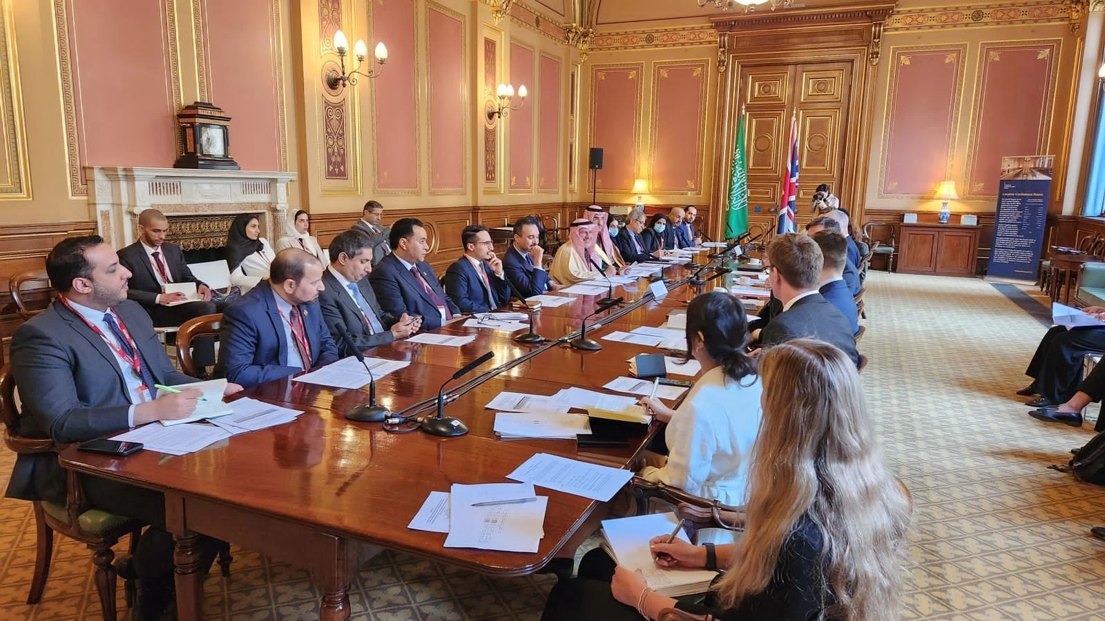 انعقاد الجلسة الافتتاحية رفيعة المستوى للحوار الاستراتيجي للتنمية والمساعدات الإنسانية بين المملكة وبريطانيا