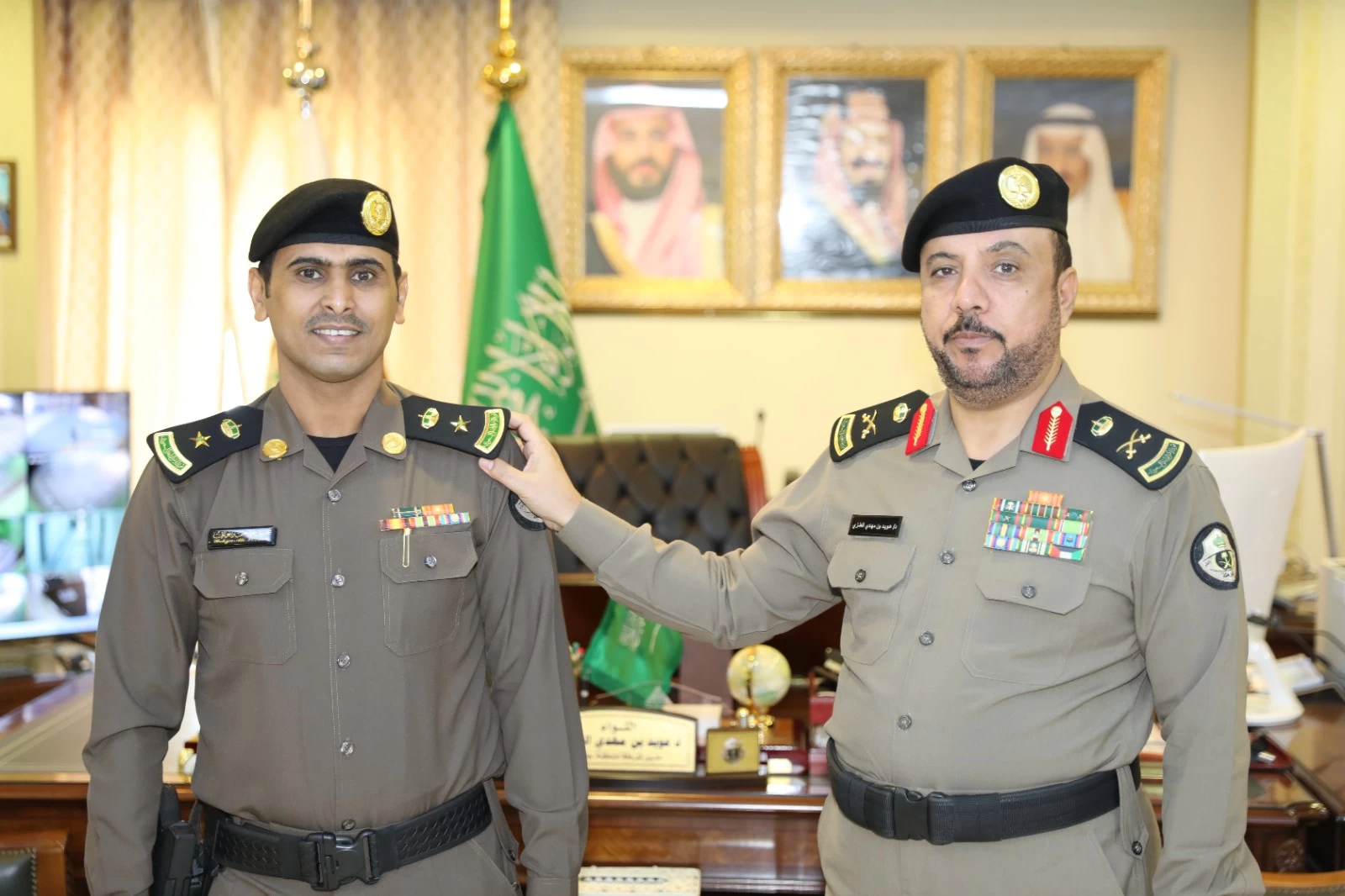 العاتي الى رتبة مقدم بشرطة جازان