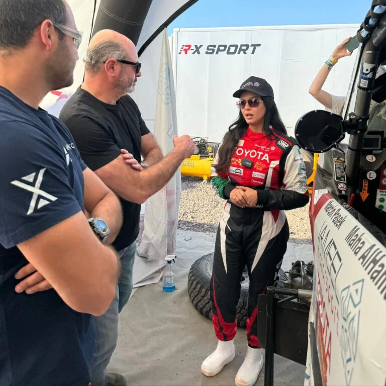 البطلة السعودية مها الحملي توقع عقد رعايتها مع AXELEROM