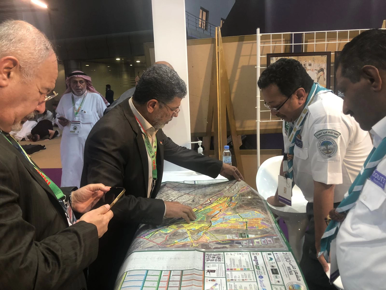 جمعية الكشافة تشارك في مؤتمر ومعرض خدمات الحج والعمرة 2024م