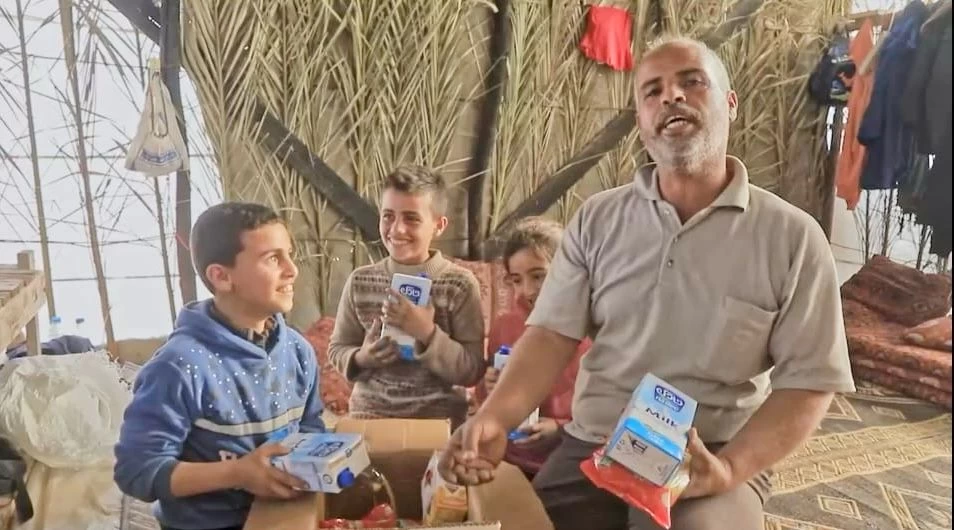 المستفيدون من أبناء الشعب الفلسطيني في قطاع غزة يعبرون عن شكرهم للمملكة على مجمل المساعدات المقدمة لهم من مركز الملك سلمان للإغاثة