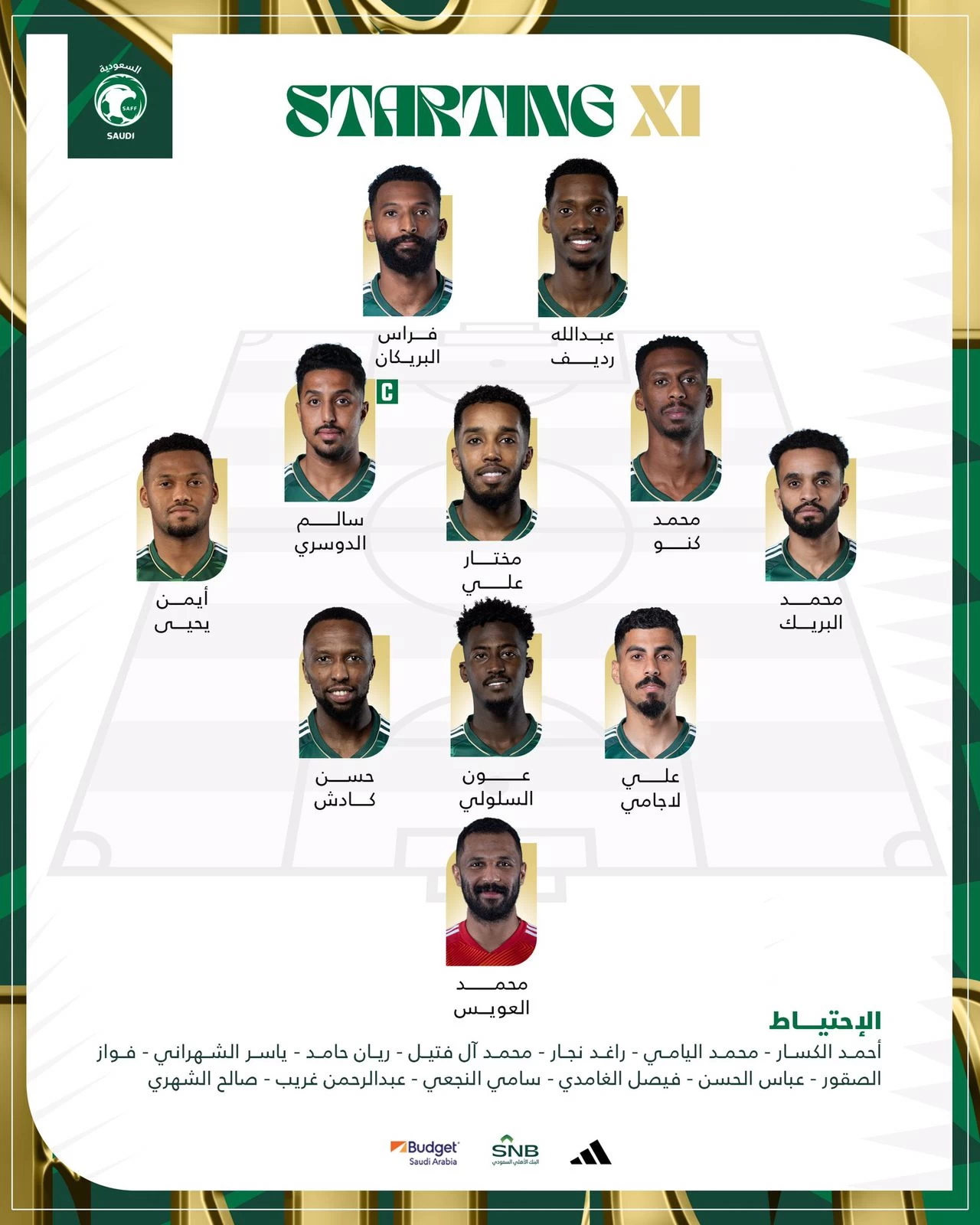 الأخضر السعودي أمام العقبة الأخيرة نحو التأهل