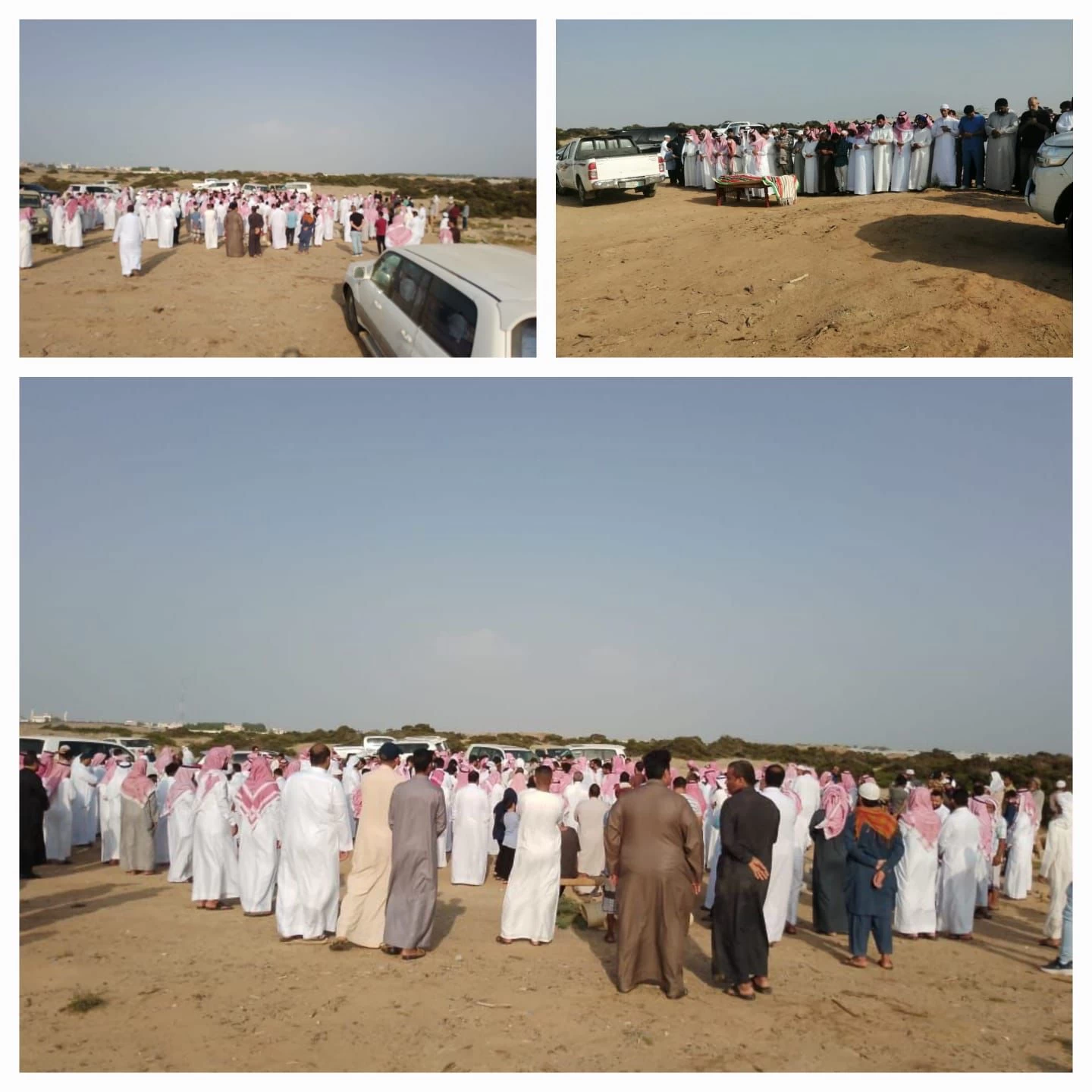 "جموع غفيرة تشيع جثمان علي أبو طالب عريبي"