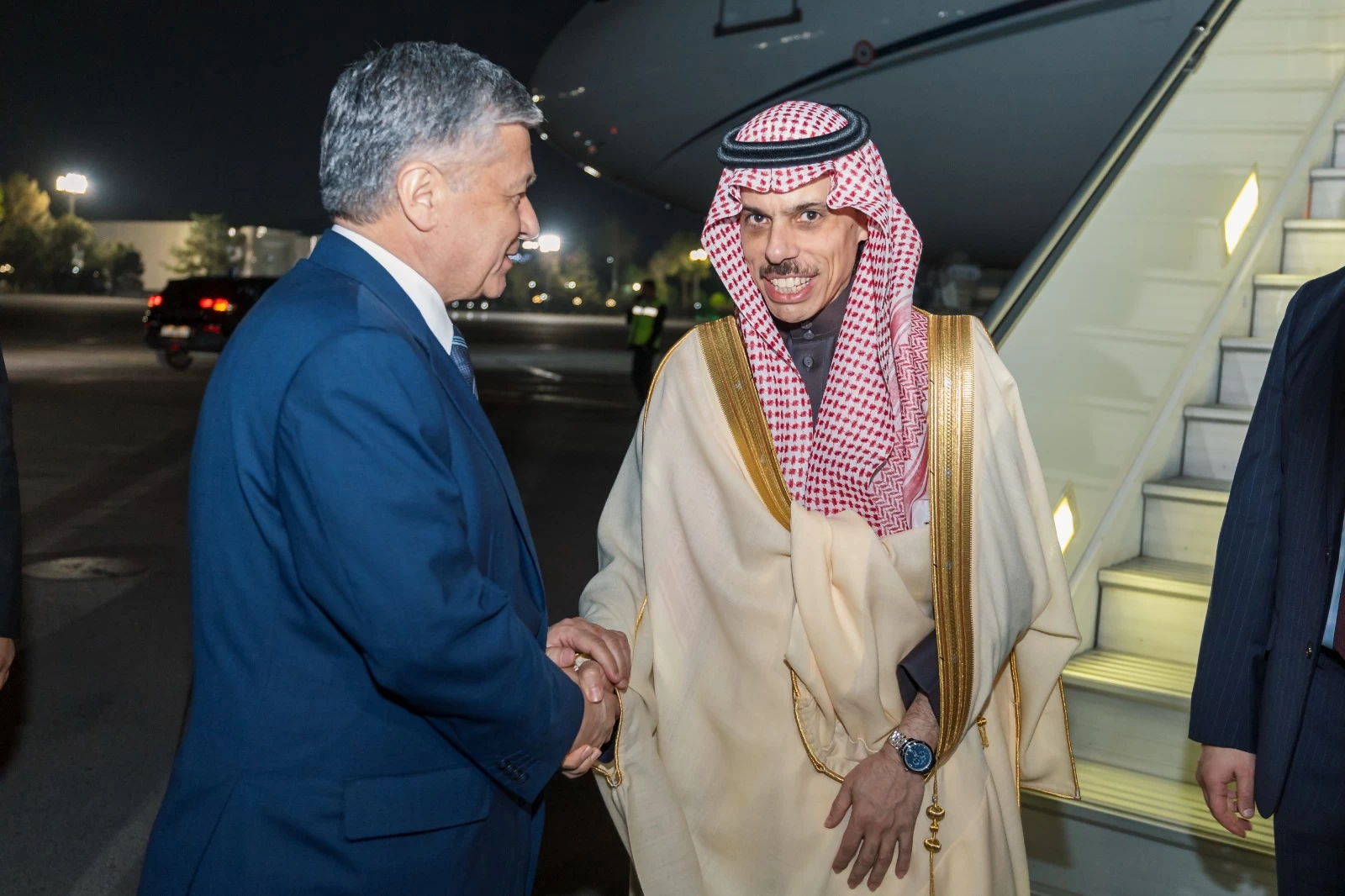 سمو وزير الخارجية يصل طشقند للمشاركة في الاجتماع الوزاري الثاني لدول الخليج ودول آسيا الوسطى