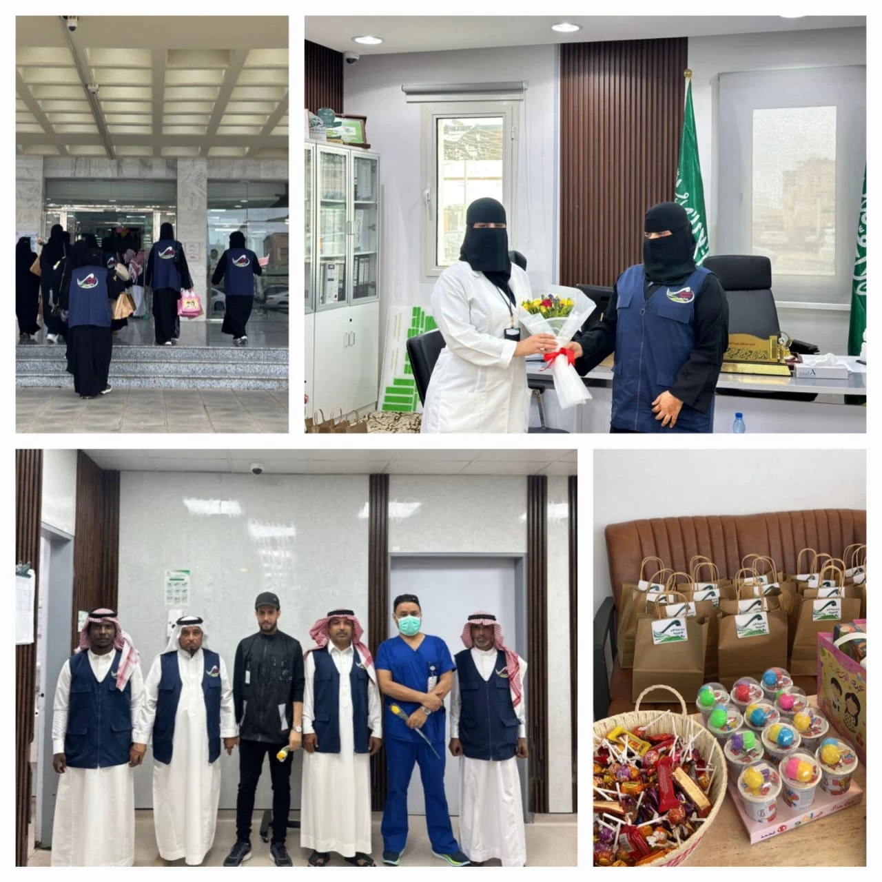 جمعية البر الخيرية بالكدمي تعايد المرضى بمستشفى صبيا العام