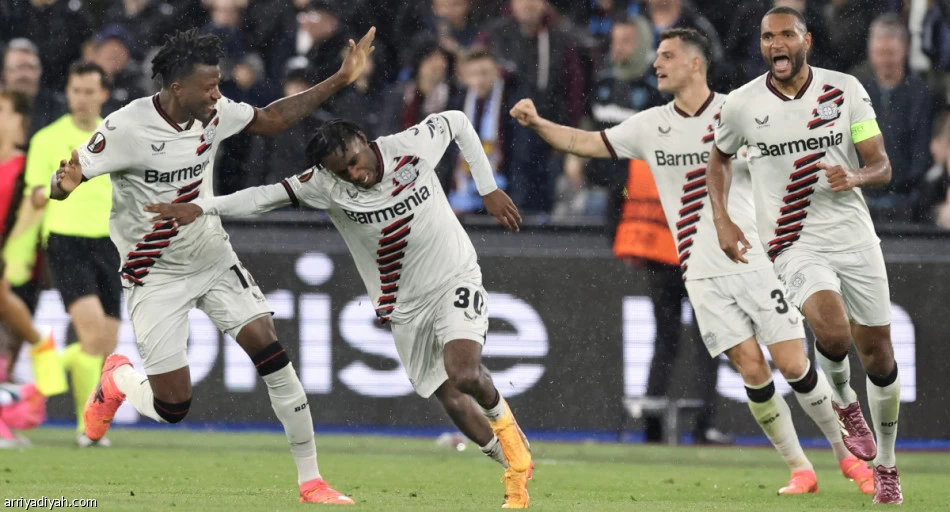 بعد فوزه في مباراة الذهاب 3_1 .. باير ليفركوزن يتعادل مع وست هام ويتأهل لنصف نهائي الدوري الأوروبي 
