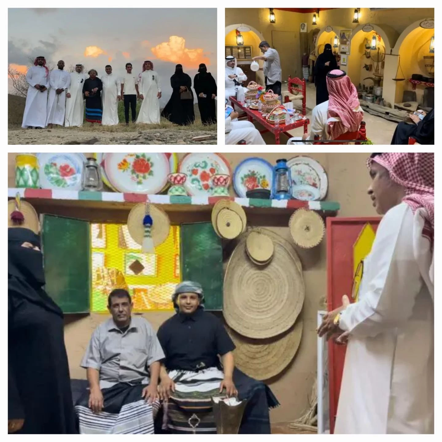 أعضاء فريق عضد التطوعي ومعهد همم العطاء يزورون متحف بلغازي التراثي