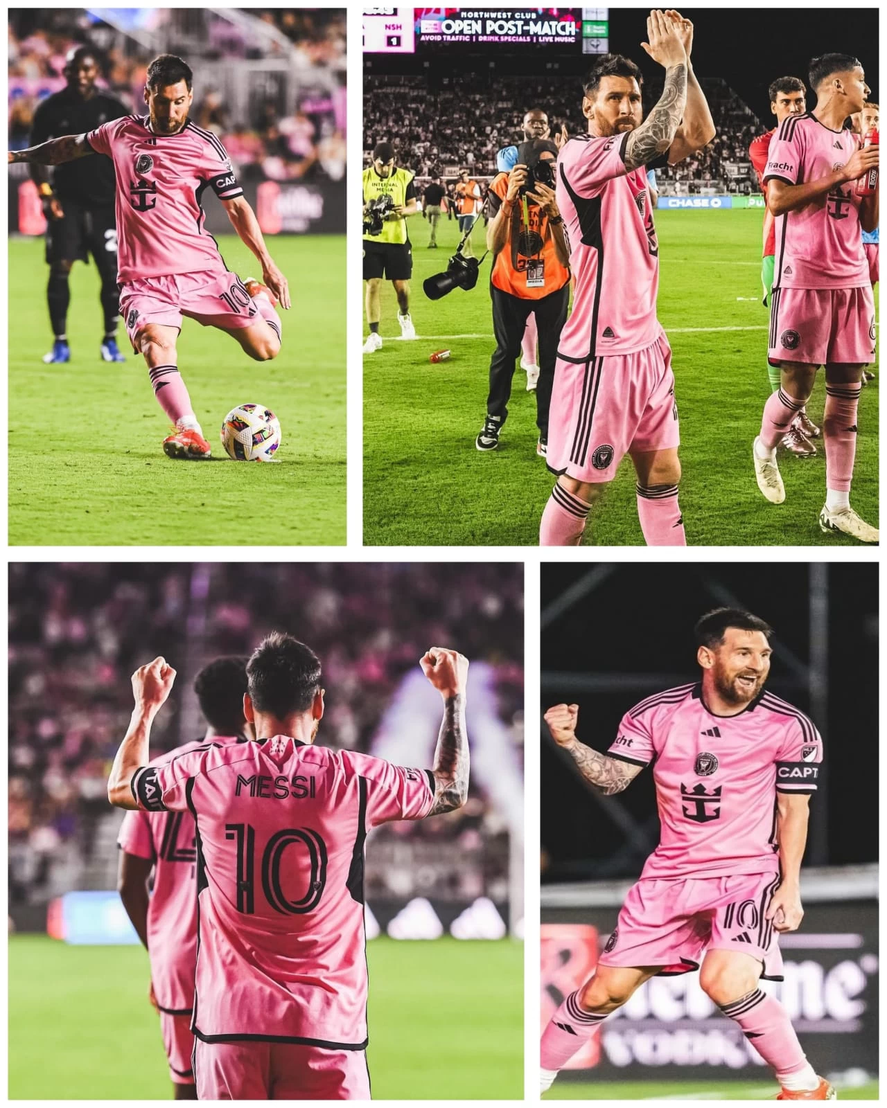 ميسي يسجل هدفين ويقود إنتر ميامي للفوز على ناشفيل