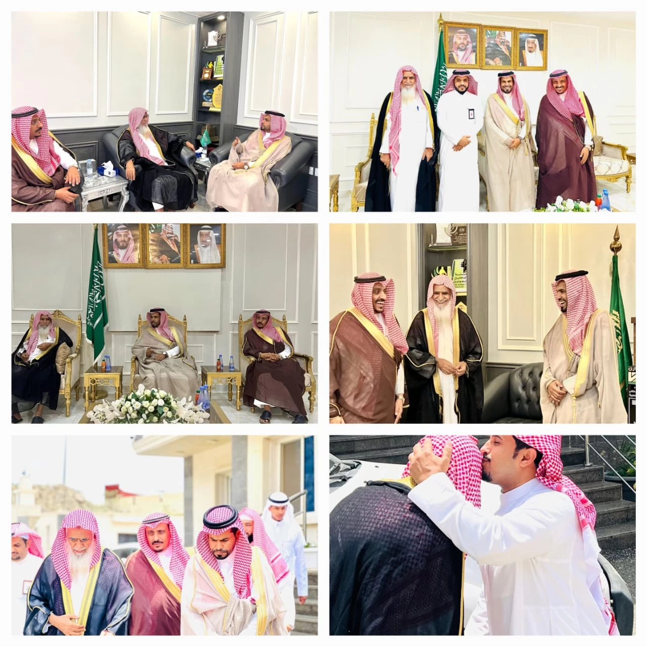 وكيل محافظة الداير يستقبل مفوض الإفتاء فضيلة الشيخ محمد شامي شيبة