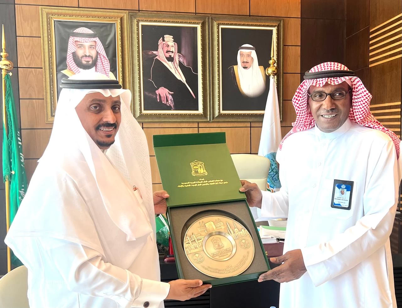 رئيس جامعة جازان المكلف ⁧يستقبل مدير عام الافتاء بالمنطقة 