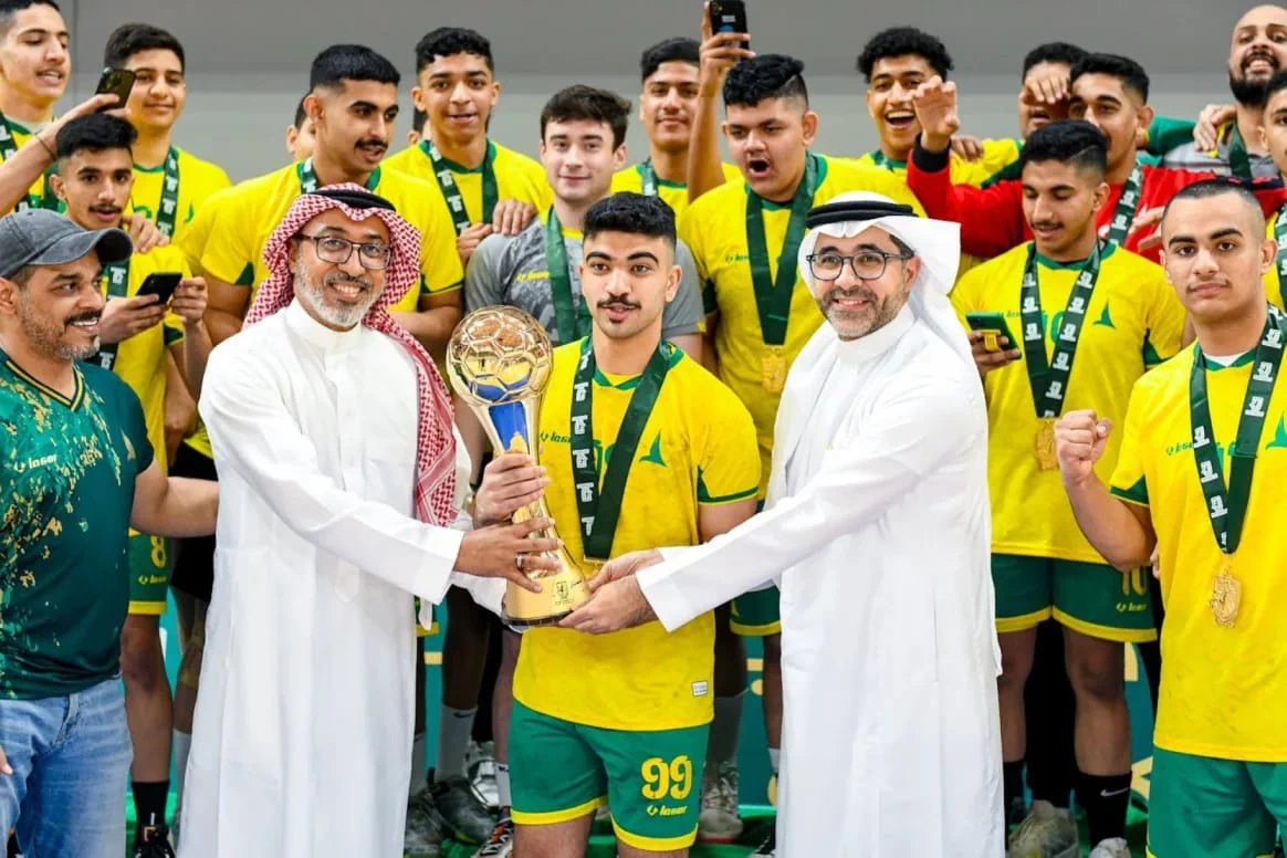 الخليج بطلًا لناشئي الممتاز لكرة اليد