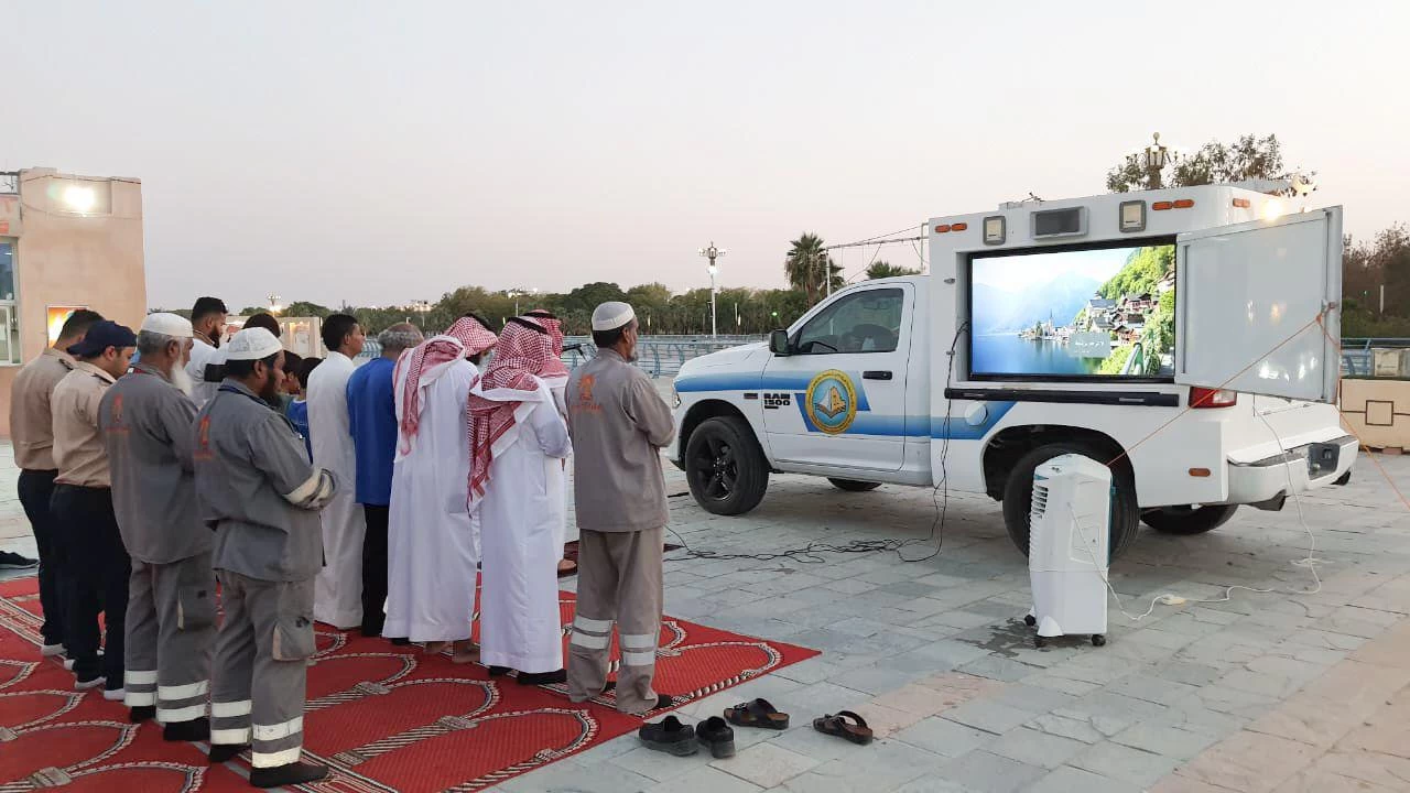 هيئة الأمر بالمعروف بالمنطقة الشرقية تفعّل المصليات المتنقلة خلال إجازة عيد الأضحى المبارك