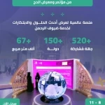 المعرض المصاحب لمؤتمر ومعرض الحج يجمع أكثر من 520 جهة من 150 دولة