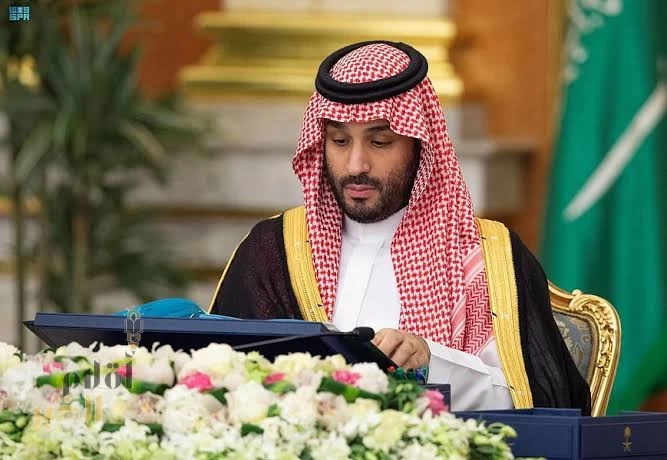 سمو ولي العهد يرأس جلسة مجلس الوزراء