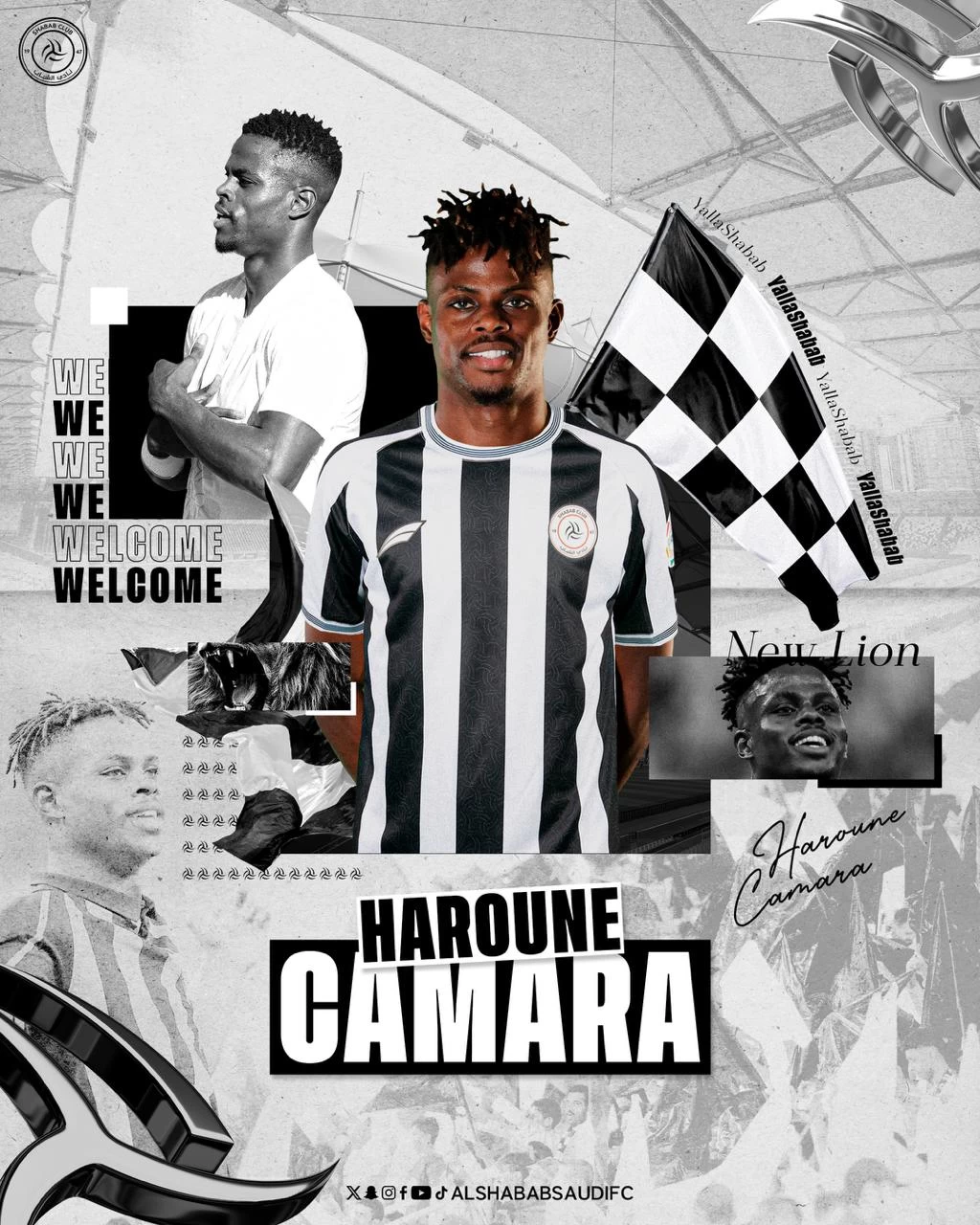 ​​​​​​​​​​​​​​الشباب يضم مع هارون كمارا بعقد يمتد لموسمين