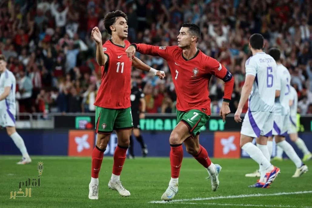 رونالدو يقود البرتغال لفوز مثير على اسكتلندا في دوري الأمم الأوروبية 