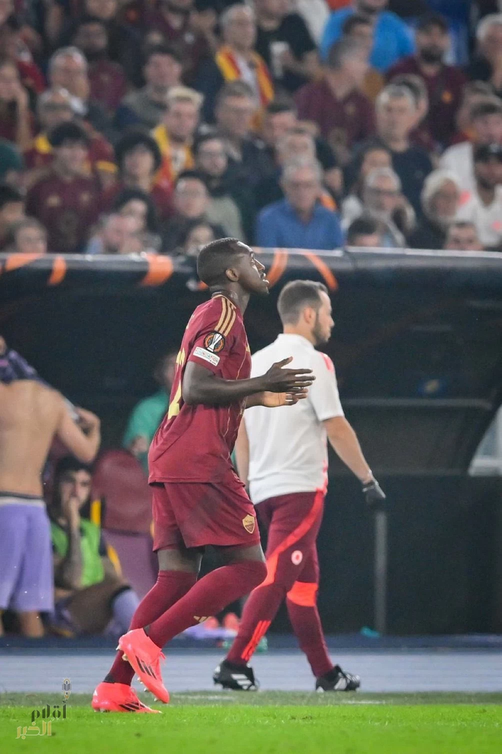 سعود عبدالحميد يشارك في تعادل روما مع أتلتيك بيلباو