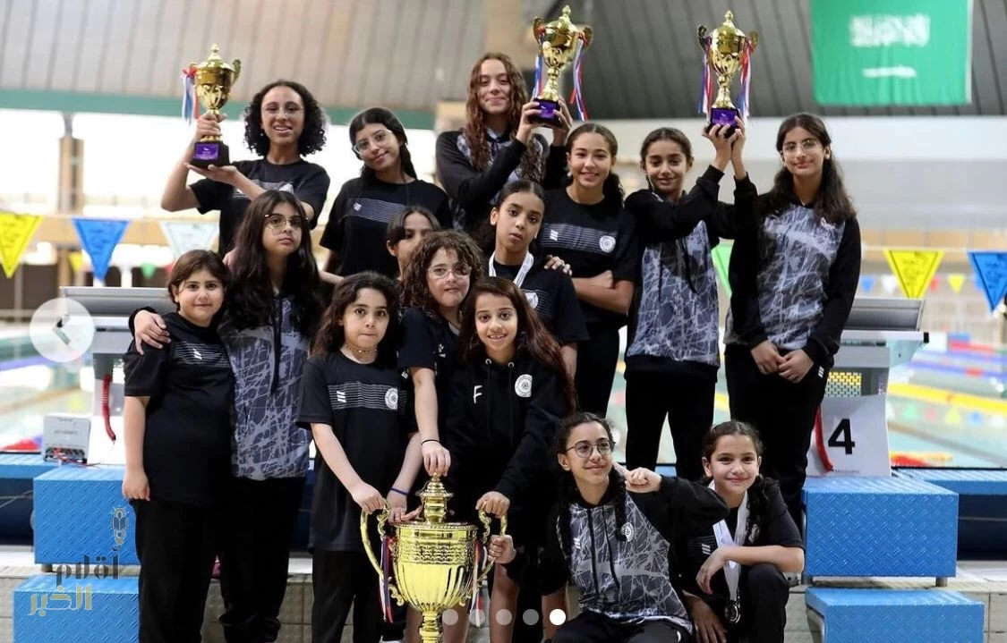 الشباب بطلاً لكأس بطولة السباحة للسيدات للأندية والهيئات