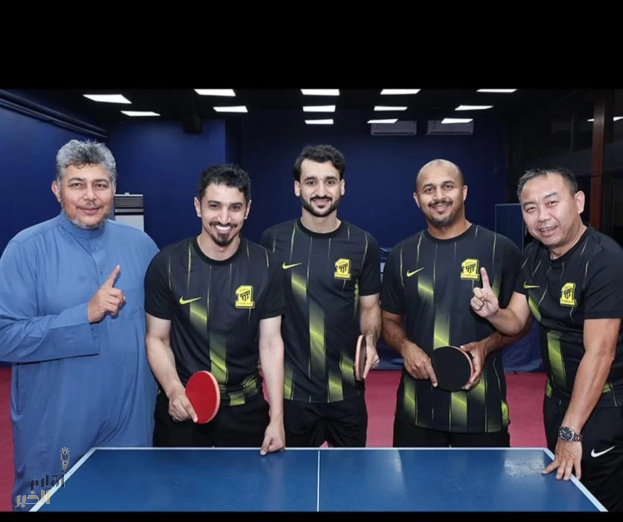 فريق الاتحاد للطاولة يصل الدوحة