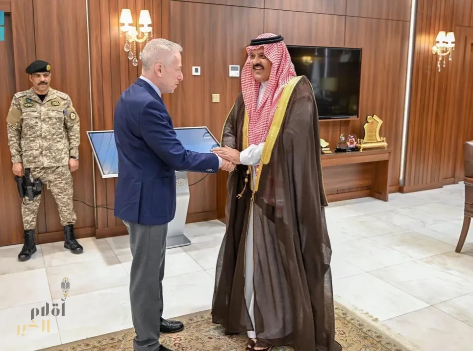 أمير منطقة حائل يستقبل سفير الولايات المتحدة الأمريكية لدى المملكة