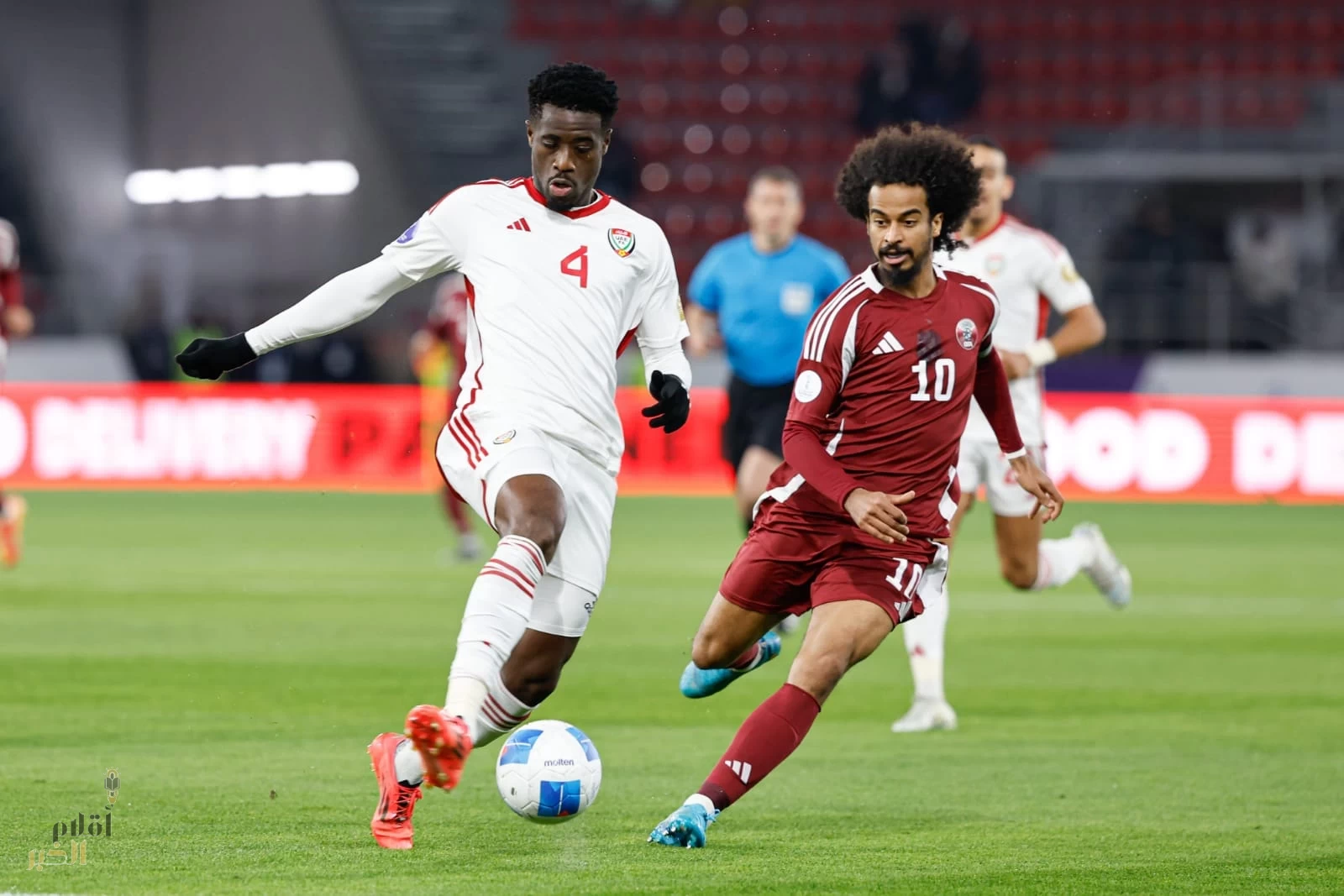 نهاية لقاء الإمارات وقطر بالتعادل الإيجابي في خليجي 26