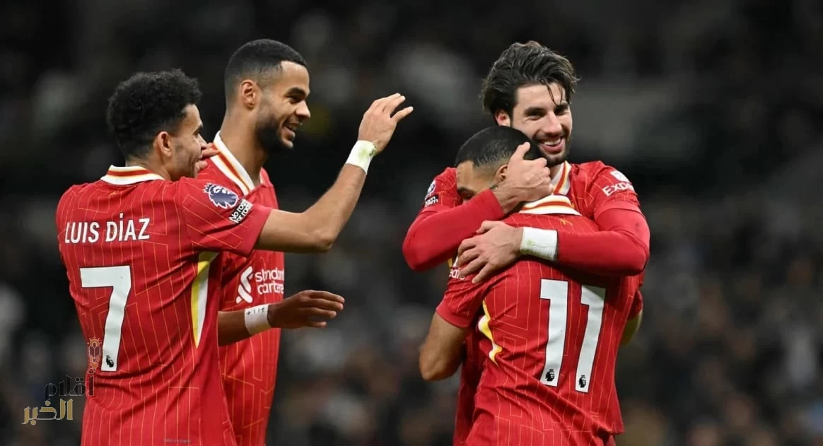 ليفربول يمطر شباك توتنهام بسداسية ويعزز صدارته للدوري الإنجليزي