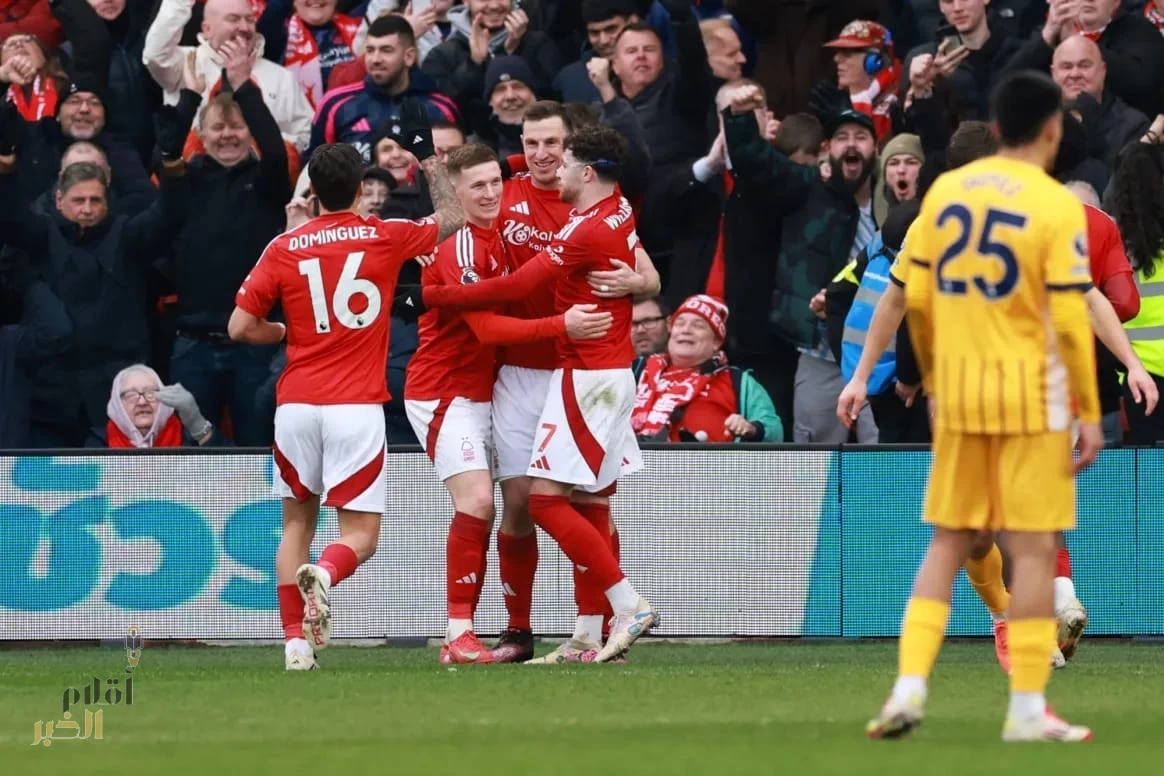 نوتنغهام فورست يكتسح برايتون بسباعية تاريخية في الدوري الإنجليزي