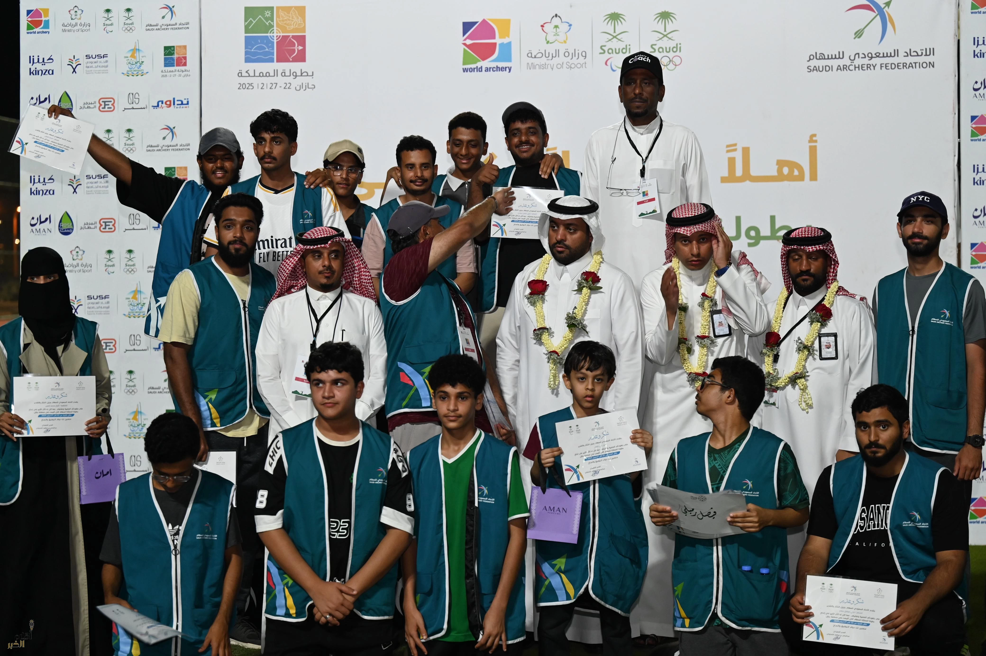 جازان تودع أبطال المملكة للسهام بالفل والكادي