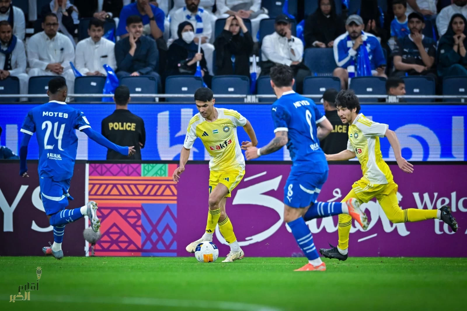 أمواج الزعيم تغرق باختاكور .. الهلال لربع نهائي نخبة آسيا 