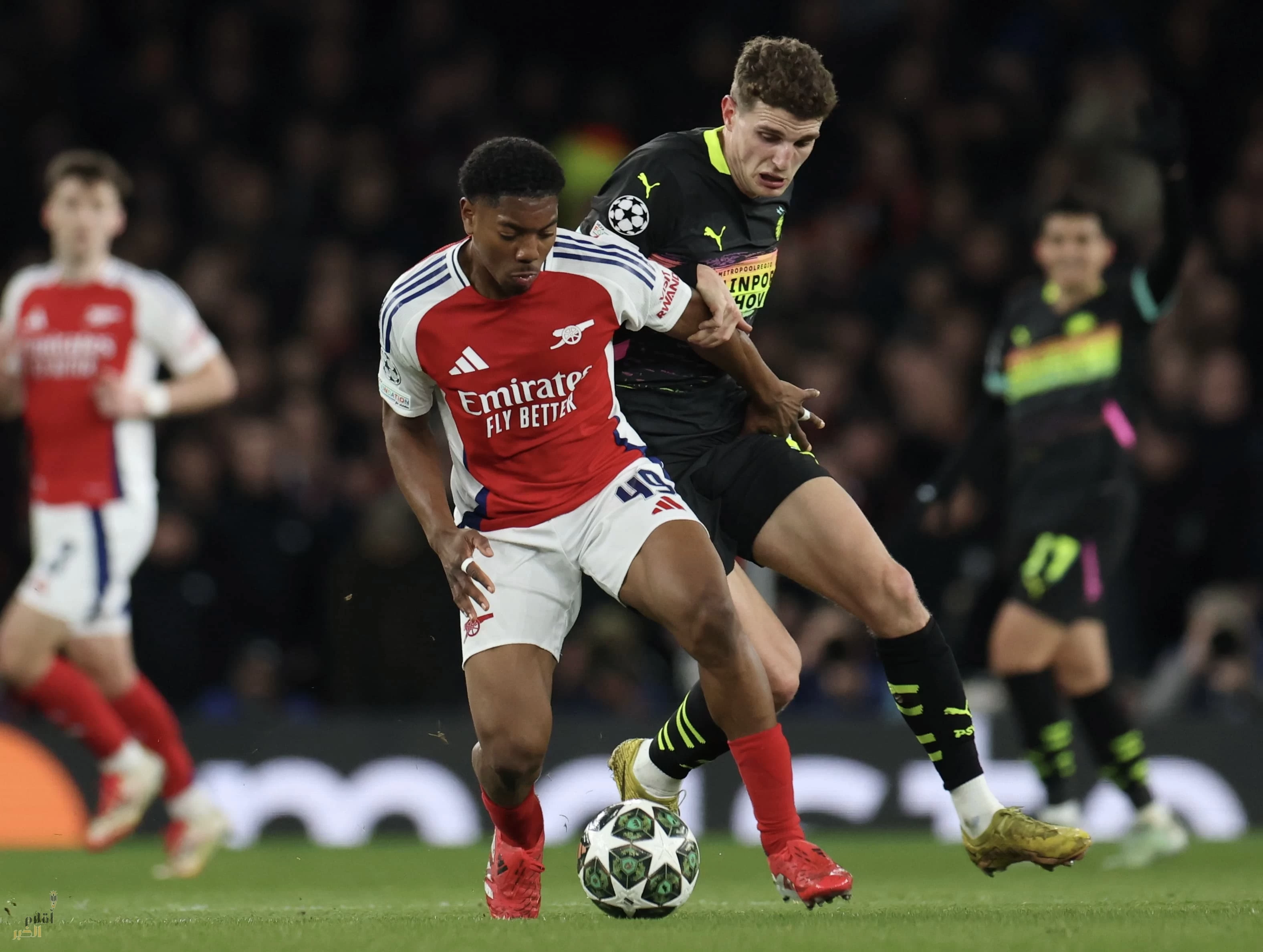 أرسنال يحجز مقعده في ربع نهائي الأبطال بتفوق كاسح على أيندهوفن