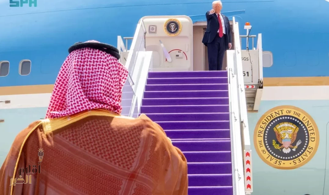 رئيس الولايات المتحدة الأمريكية يغادر المملكة وسمو ولي العهد في مقدمة مودعيه