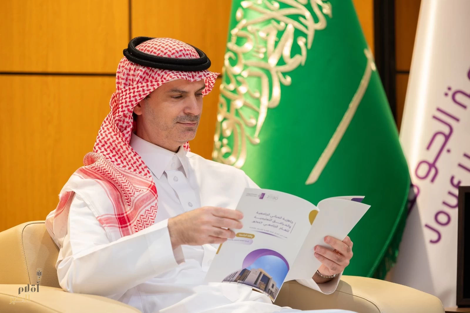 رئيس ⁧‫جامعة الجوف‬⁩ يتابع آخر استعدادات الجامعة للعام الجامعي 1447هـ