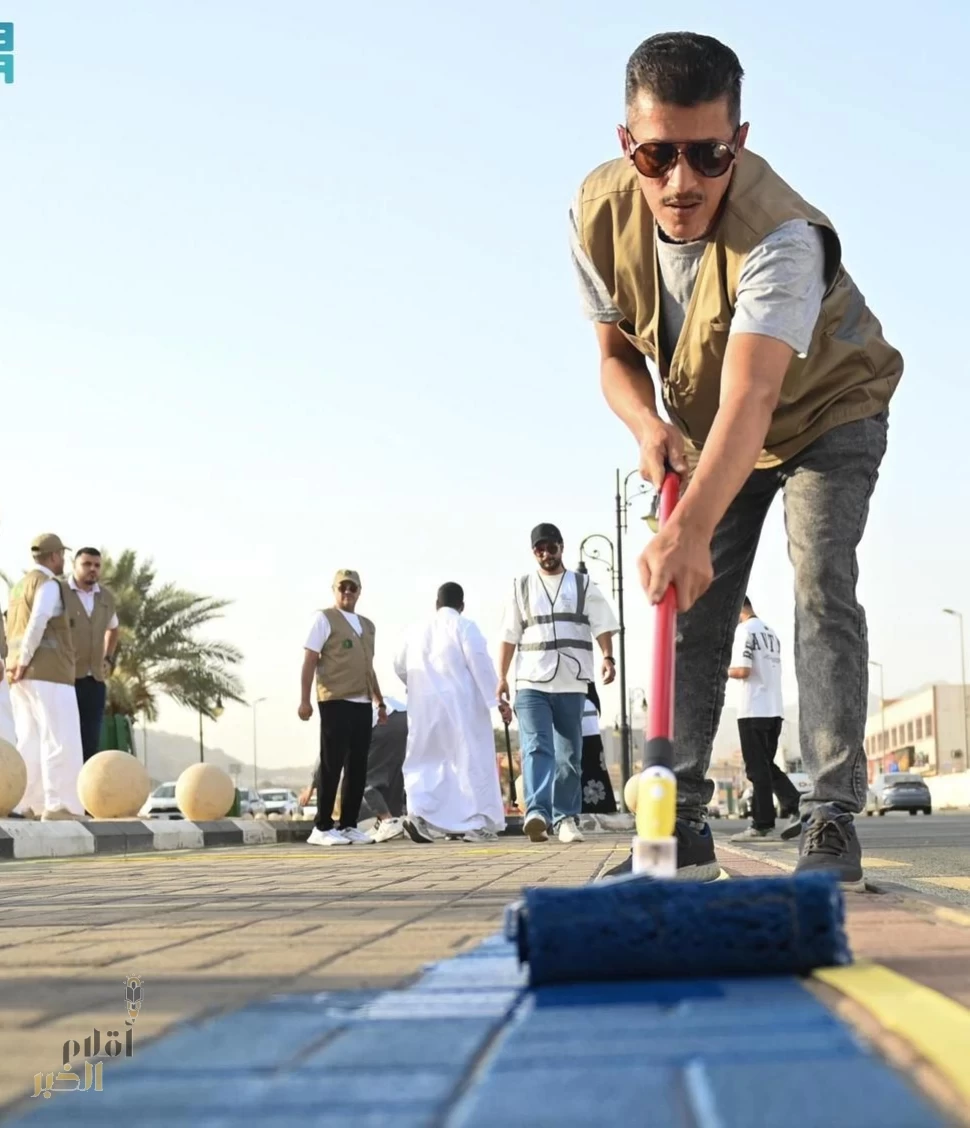 أمانة العاصمة المقدسة تعزز جودة الحياة عبر مبادرة "نرسم الطريق.. ليصلوا بسلام"