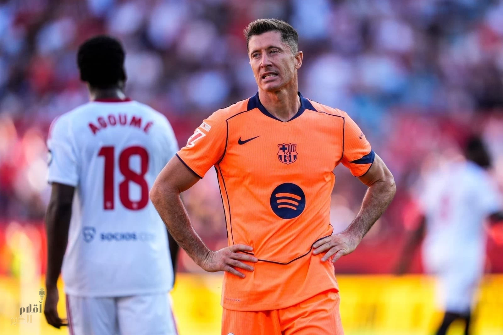 برشلونة يعلن إصابة ليفاندوفسكي قبل الكلاسيكو المرتقب