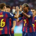 برشلونة يدك مرمى أولمبياكوس بسداسية في دوري الأبطال