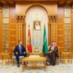 سمو ولي العهد يلتقي رئيس وزراء جمهورية الجبل الأسود