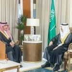 أمير المنطقة الشرقية يستقبل رئيس مجلس إدارة نادي الفتح