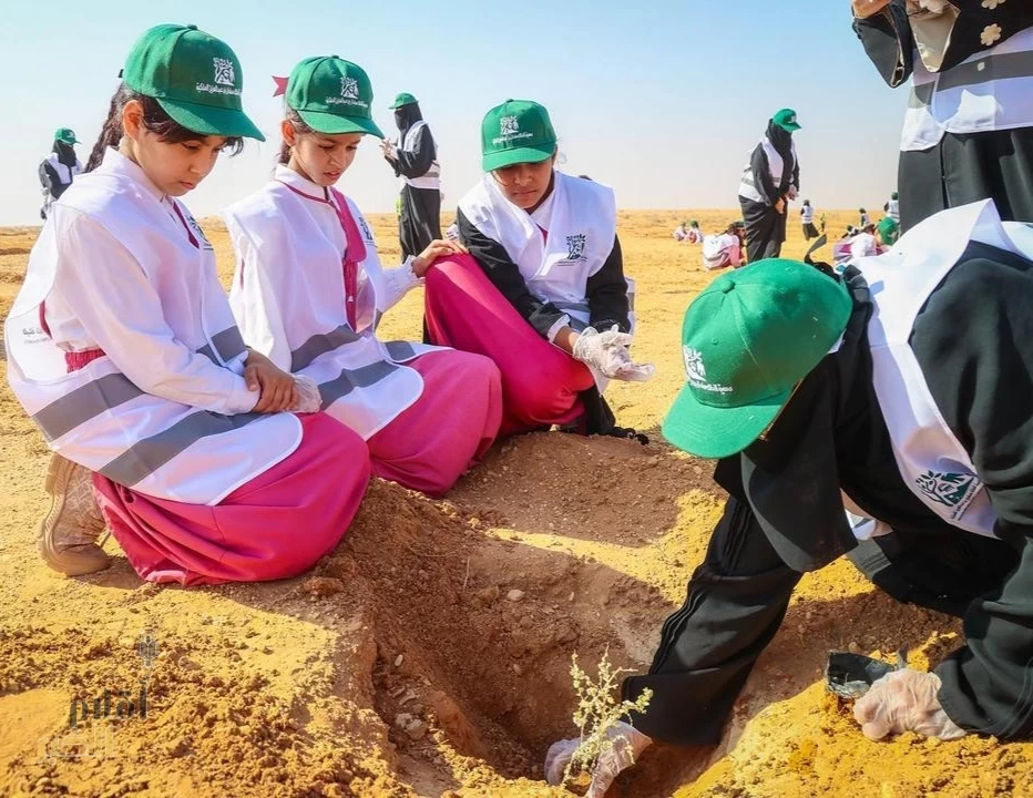 هيئة تطوير محمية الملك سلمان بن عبدالعزيز الملكية تنظّم مبادرة لغرس 2000 شجرة