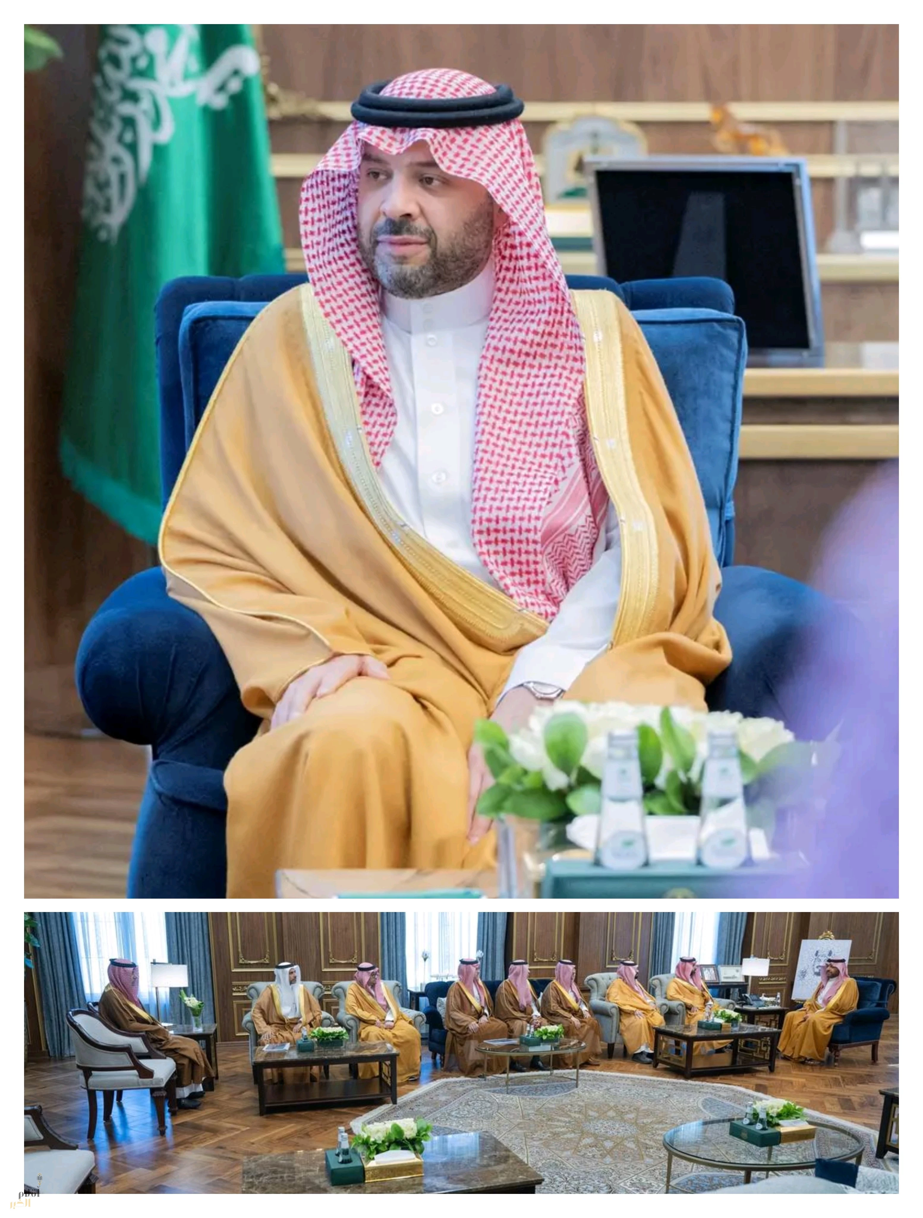 أمير الحدود الشمالية يستقبل الرئيس التنفيذي لشركة تطوير التعليم القابضة