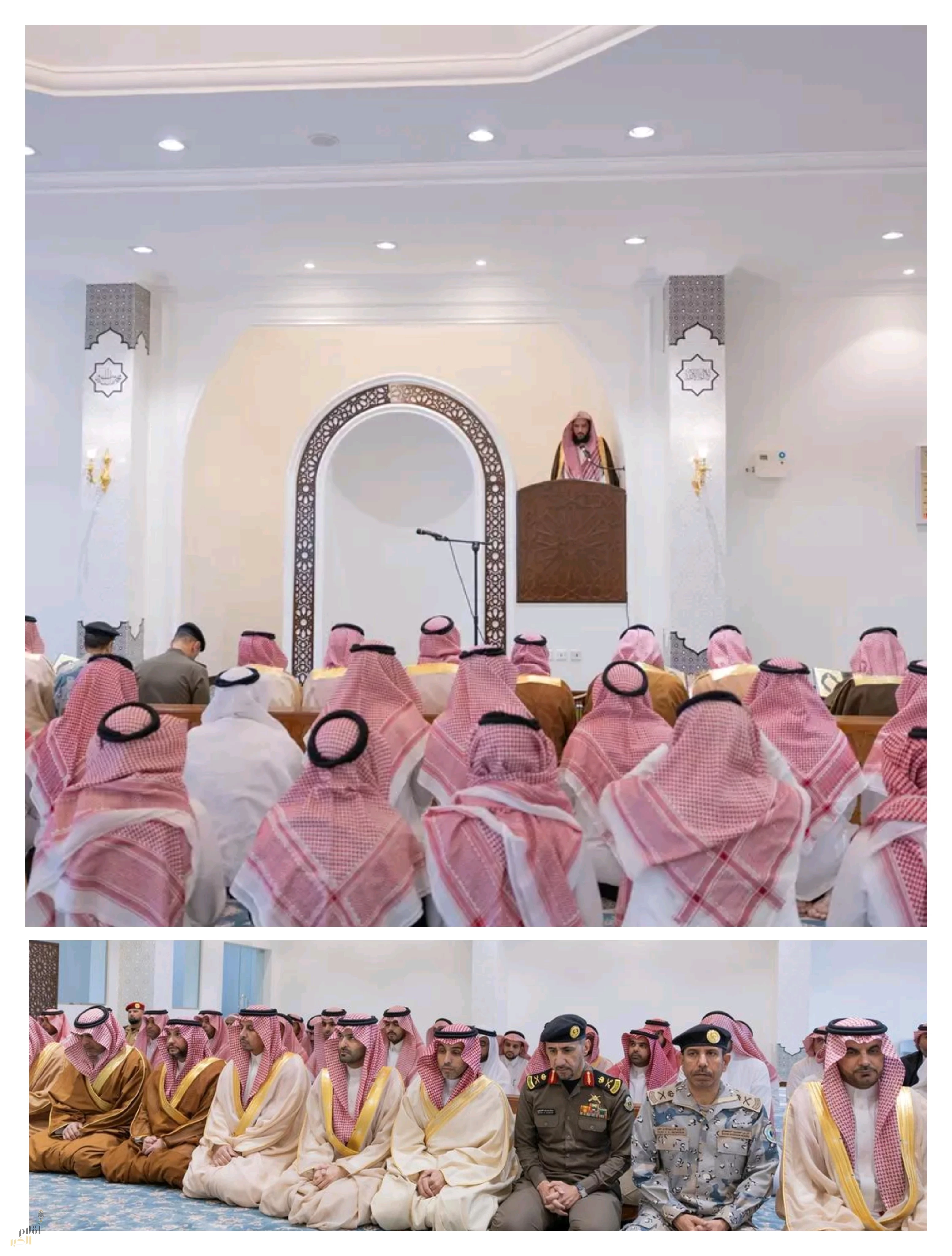 صلاة الاستسقاء في منطقة الحدود الشمالية