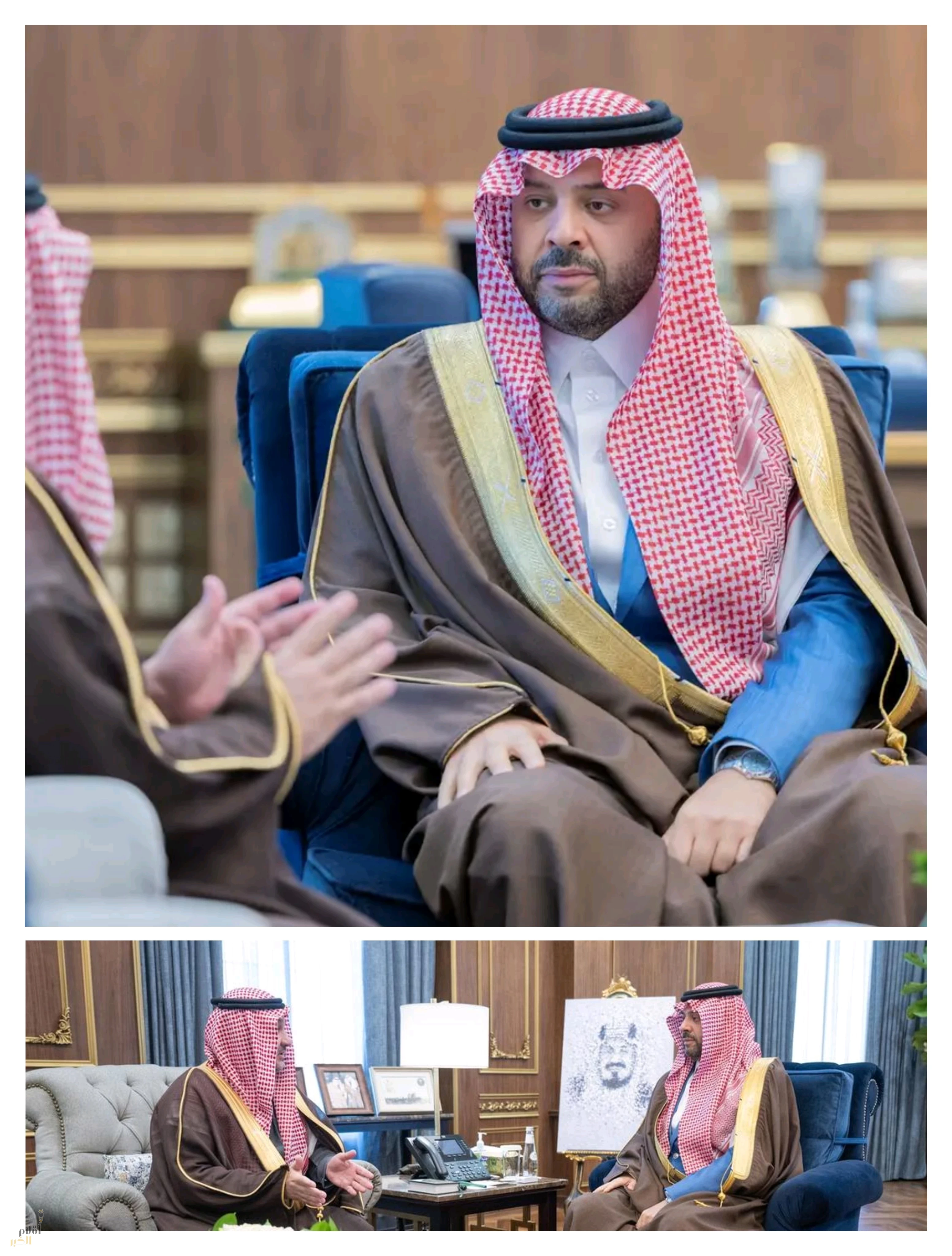 أمير منطقة الحدود الشمالية يستقبل مدير فرع الهيئة العامة للإحصاء