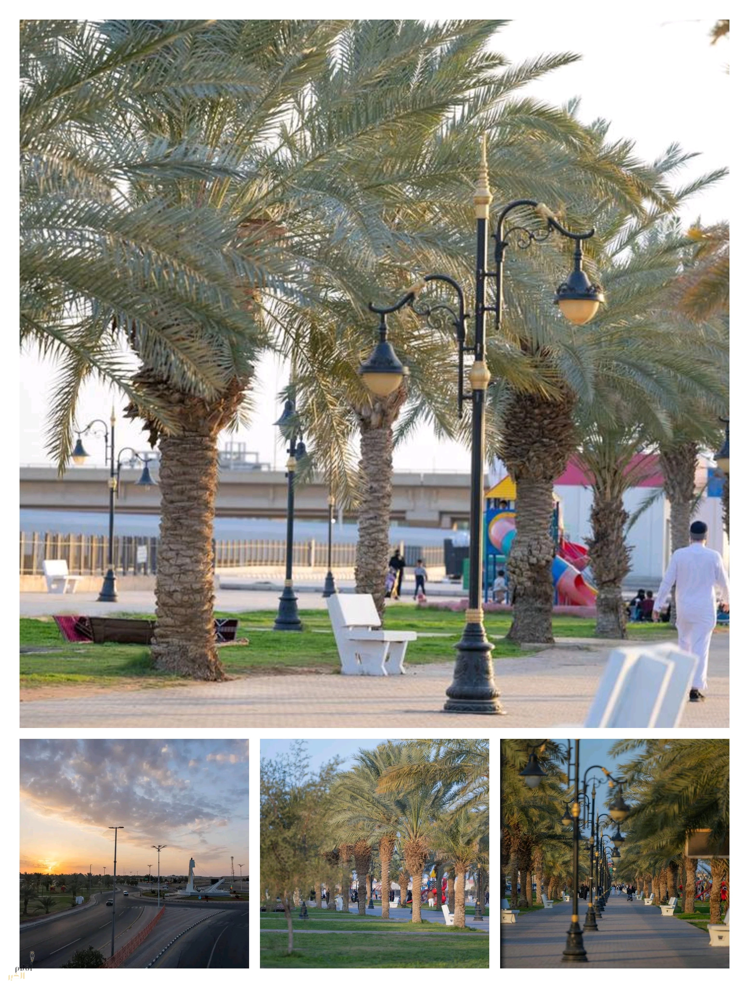 حدائق عرعر تستقبل الزوار مع اعتدال الأجواء وزراعة أكثر من 36 ألف شجرة وشجيرة