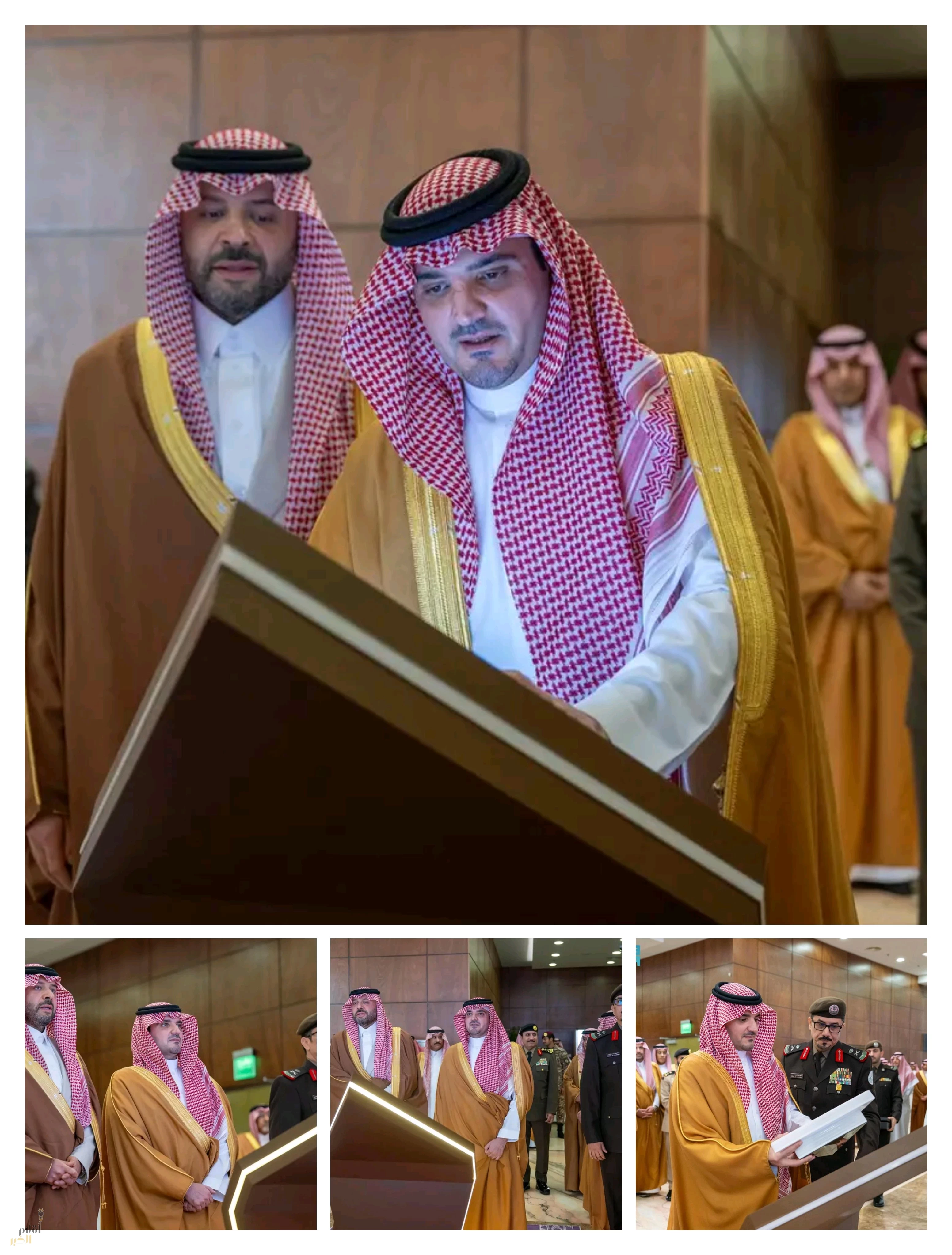 وزير الداخلية يضع حجر الأساس لمقر قيادة القوة الخاصة للأمن البيئي في منطقة الحدود الشمالية