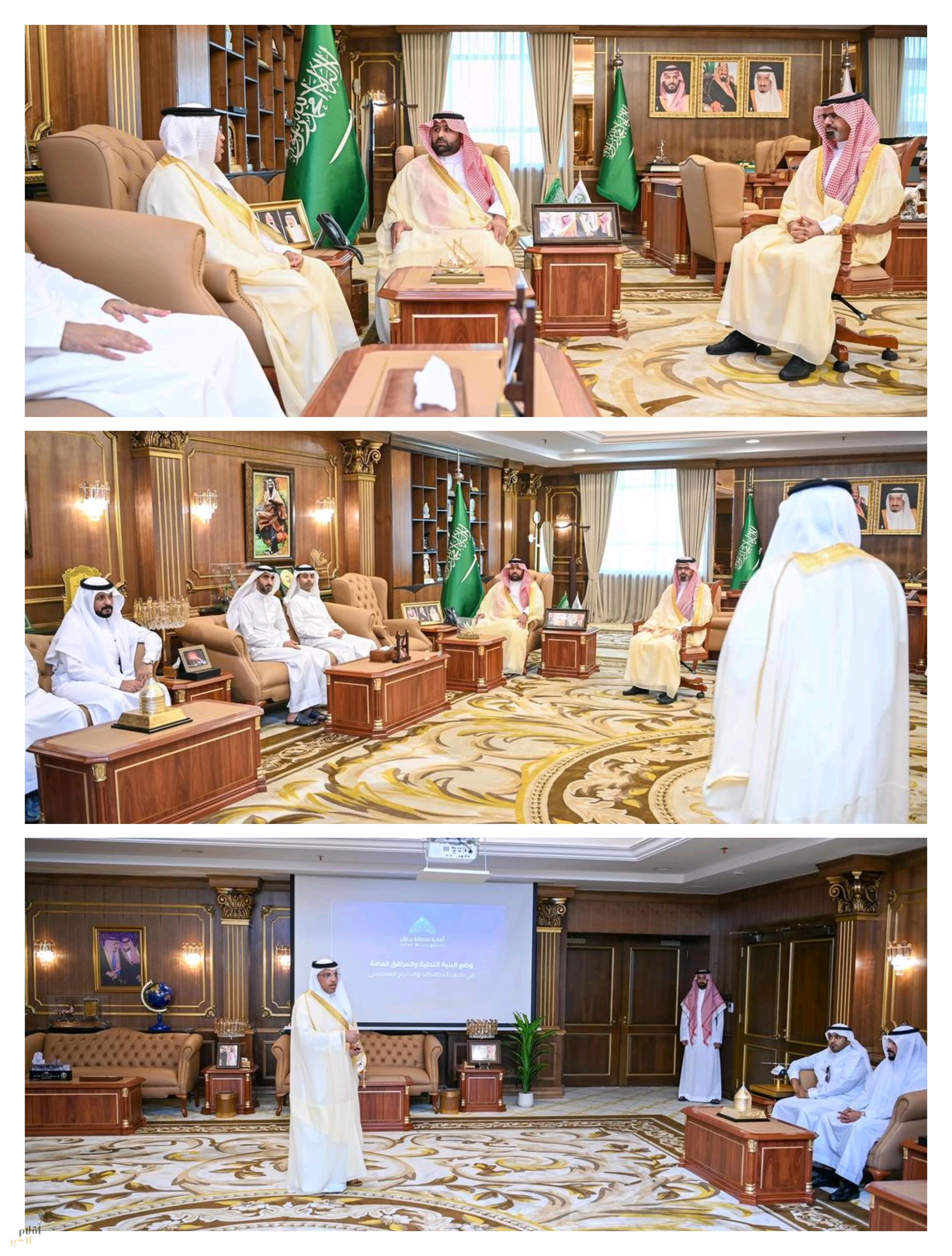 أمير جازان يطلع على أعمال البلديات في محافظات المنطقة
