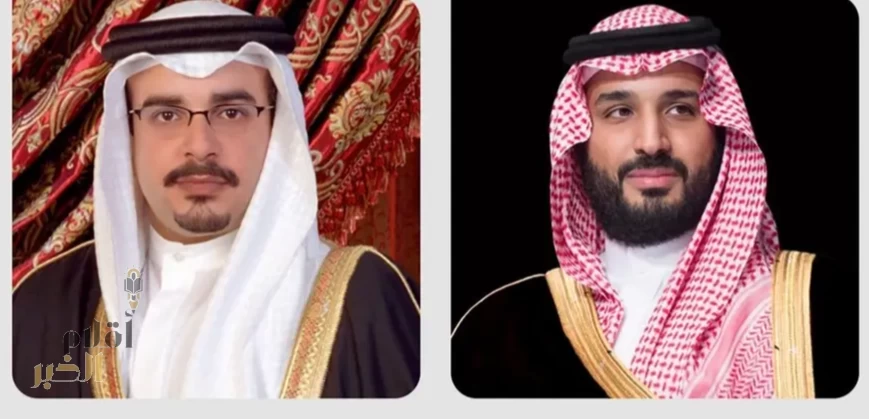 سمو ولي العهد يبعث برقية شكر لسمو ولي عهد مملكة البحرين إثر مغادرته المنامة