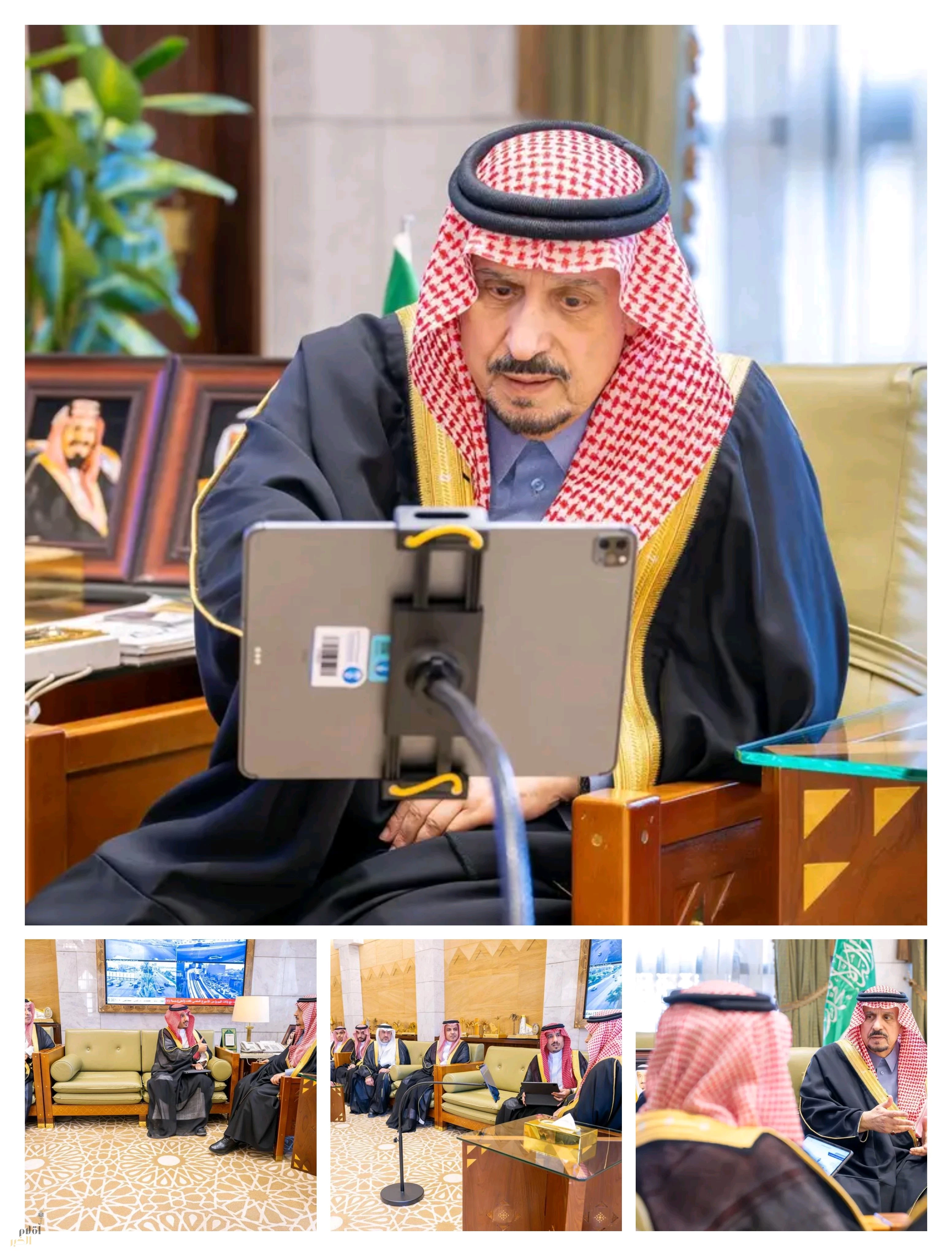 أمير الرياض يستقبل الرئيس التنفيذي لـ"مؤسسة الري" ويطّلع على مشاريعها التنموية في المنطقة