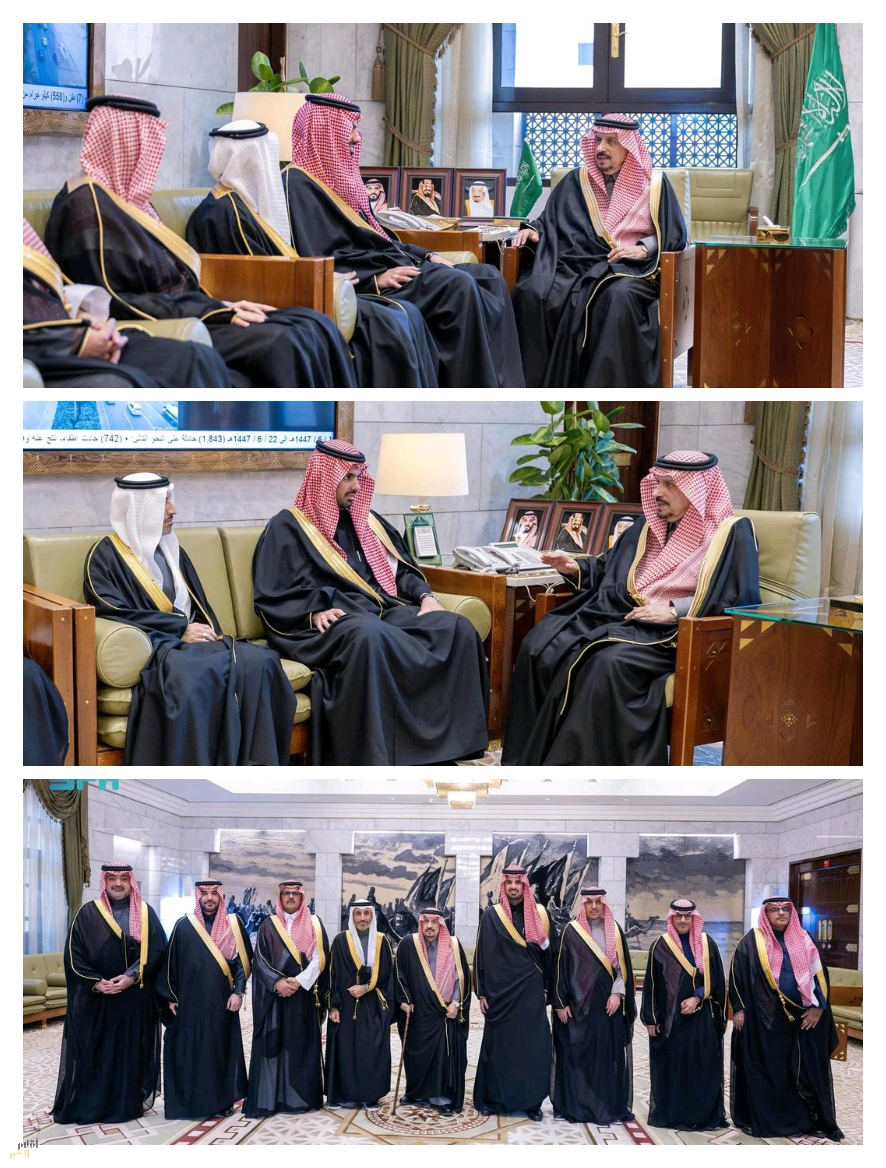 الأمير فيصل بن بندر يستقبل أمين الرياض وأعضاء مجلس شركة الرياض للتعمير