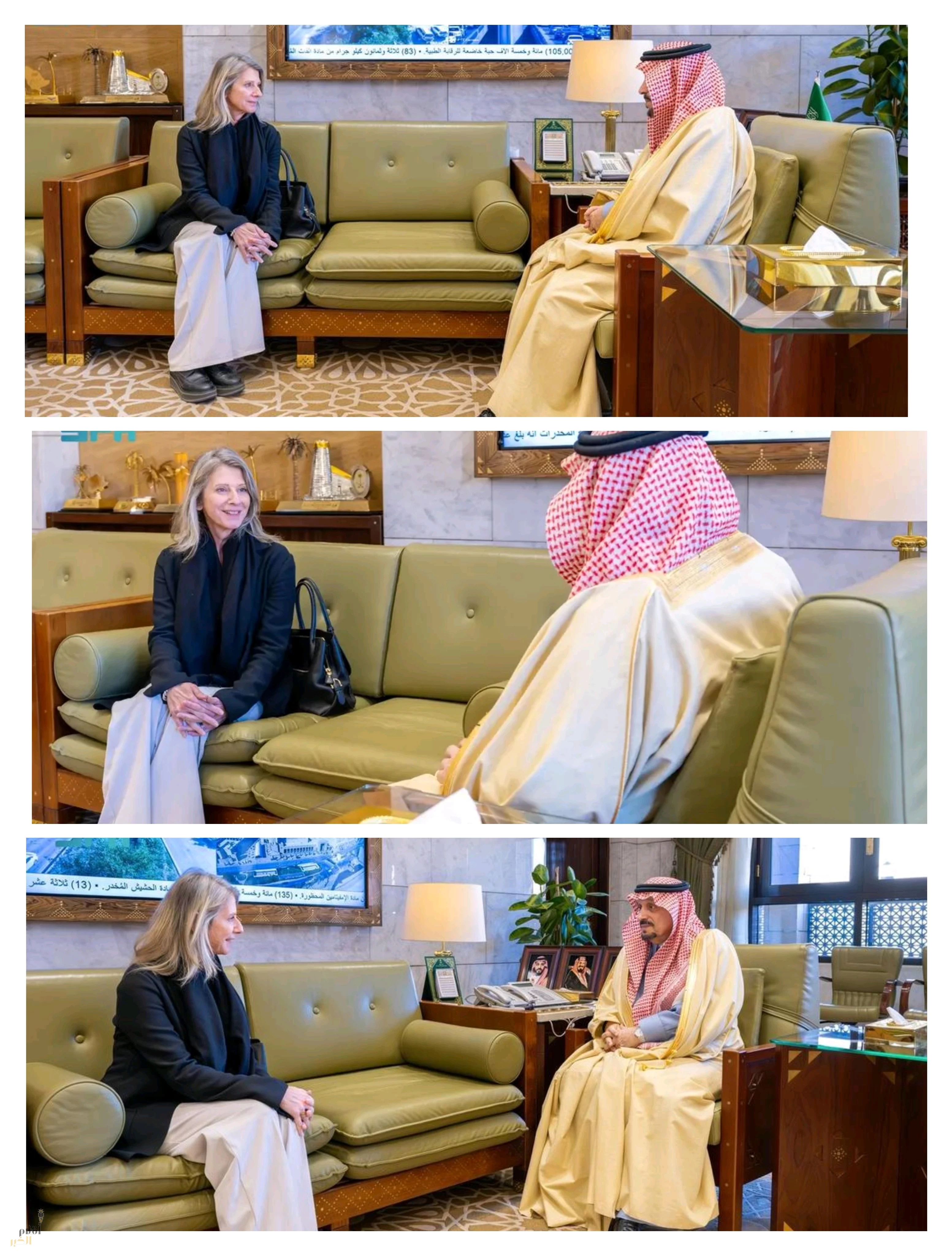 سمو أمير منطقة الرياض يستقبل سفيرة الجمهورية الهيلينية المعيَّنة حديثًا لدى المملكة