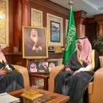 نائب أمير جازان يستقبل أمين المنطقة